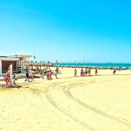 Ocean View Beach Apartment With Pool & Balconies Эль-Пуэрто-де-Санта-Мария Экстерьер фото