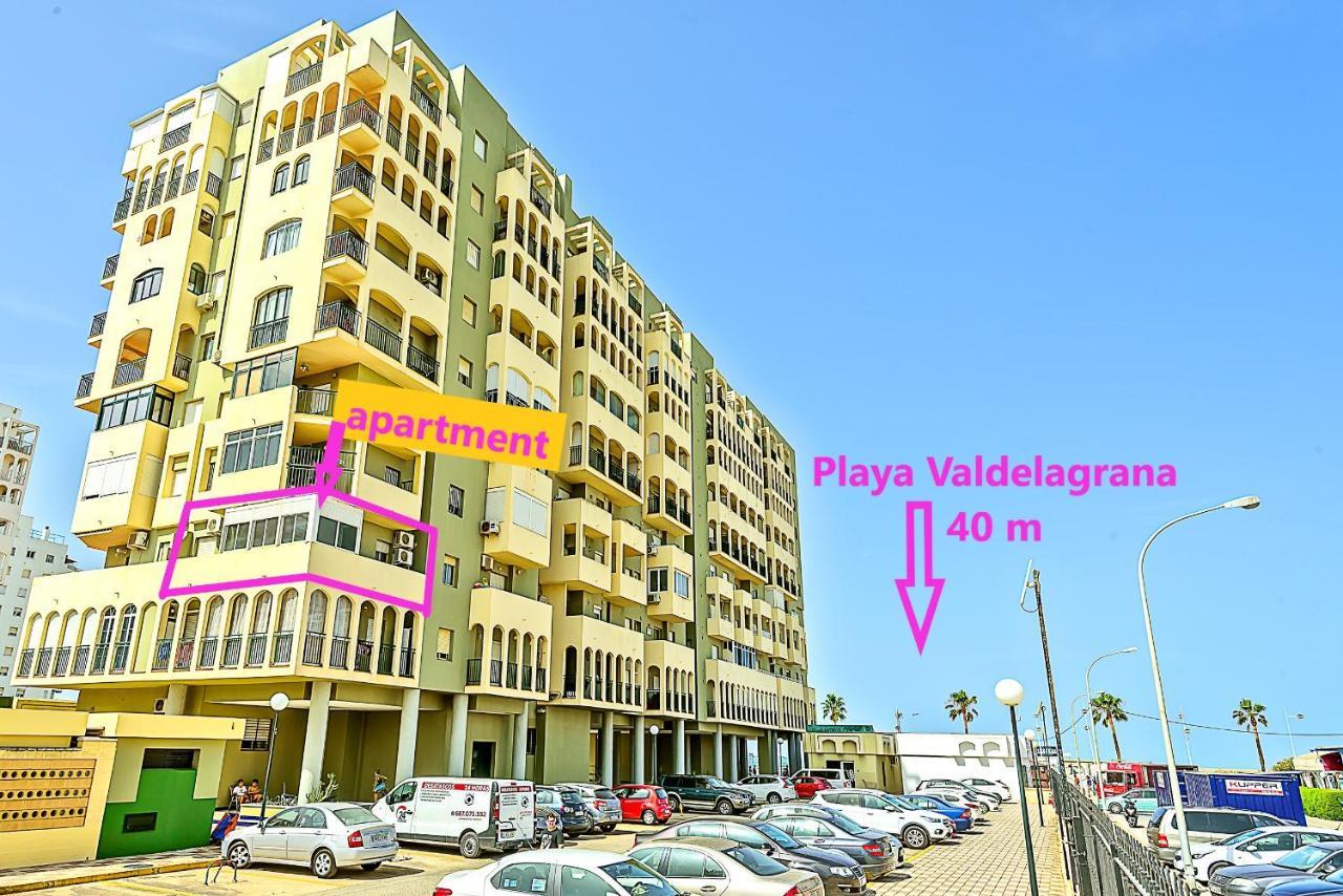 Ocean View Beach Apartment With Pool & Balconies Эль-Пуэрто-де-Санта-Мария Экстерьер фото