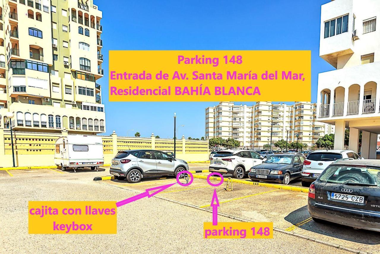 Ocean View Beach Apartment With Pool & Balconies Эль-Пуэрто-де-Санта-Мария Экстерьер фото